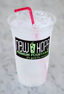 Italian lemon Soda : Fountain Fizz